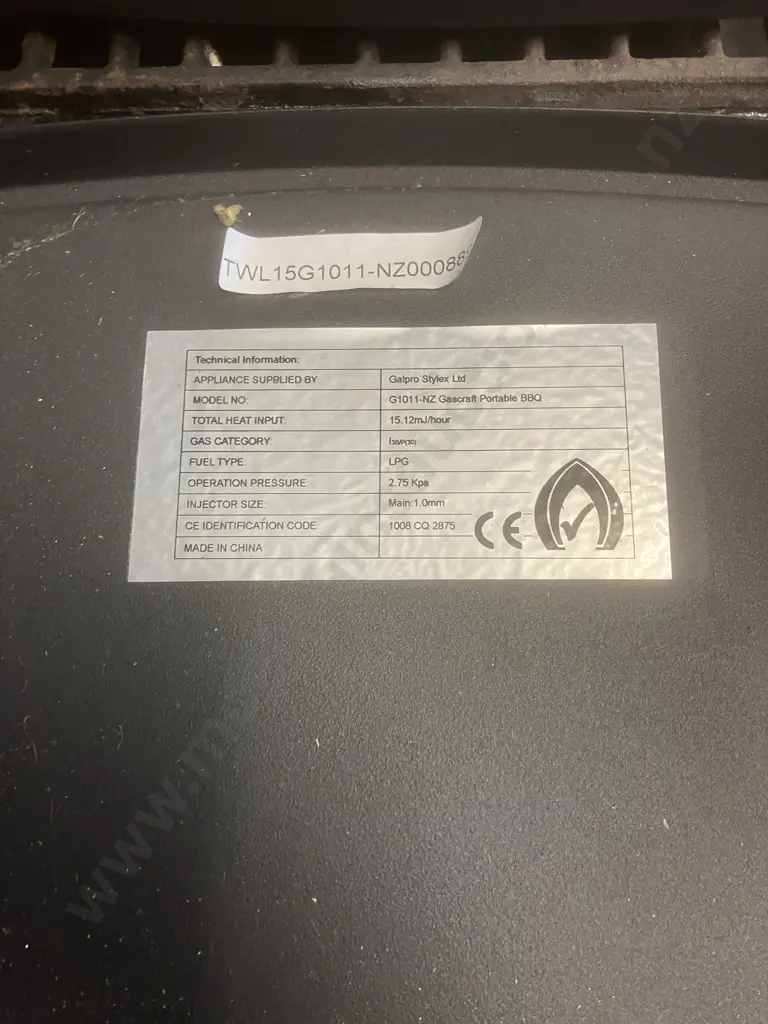 Gascraft Portable BBQ G1011-NZ Image 1++