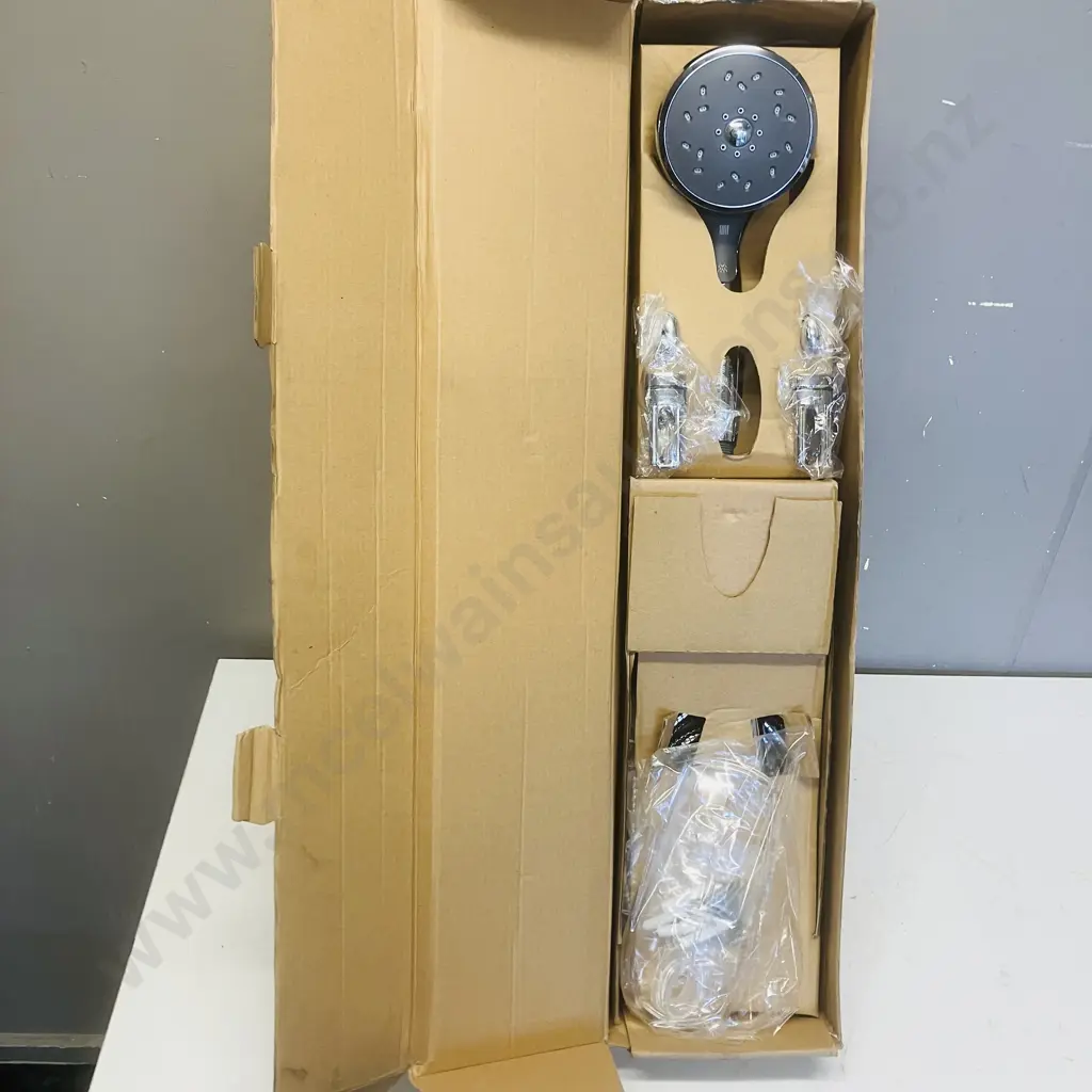 Methven Futura Satinjet Slide Shower NZ, Chrome FT2022CP Image 1++