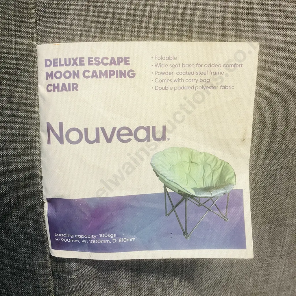 Nouveau Deluxe Escape Moon Camping Chair Image 1++