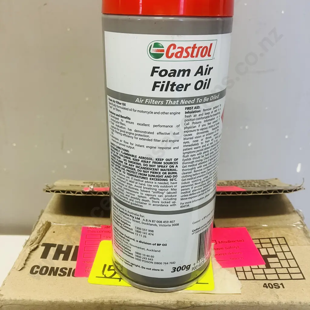 Castrol Foam Air Filter Oil Grand Prix Series - 6 x 300g Image 1++