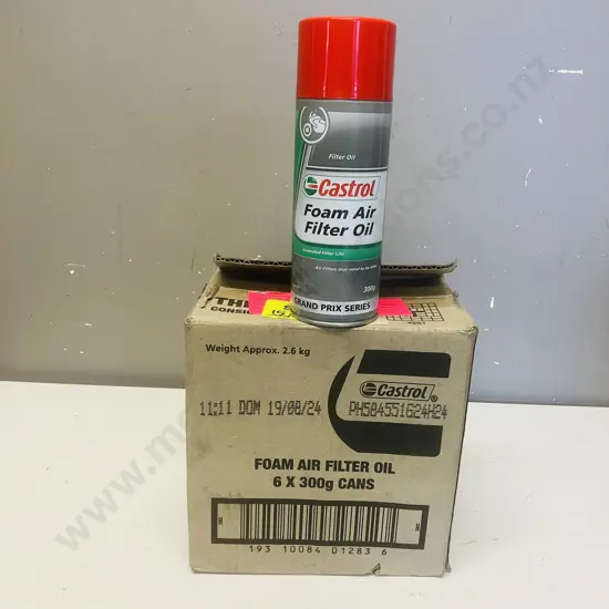 Castrol Foam Air Filter Oil Grand Prix Series - 6 x 300g