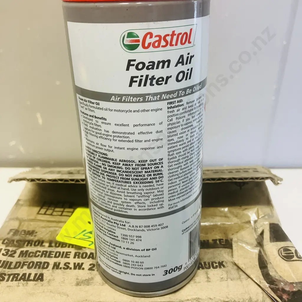 Castrol Foam Air Filter Oil Grand Prix Series - 6 x 300g Image 1++