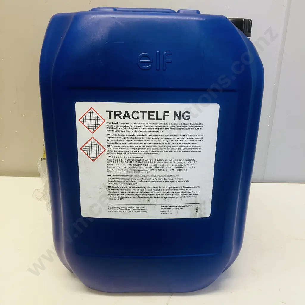 ELF Tractelf NG Universal Transmission Tractor Oil (UTTO) - 20 Litres Image 1++