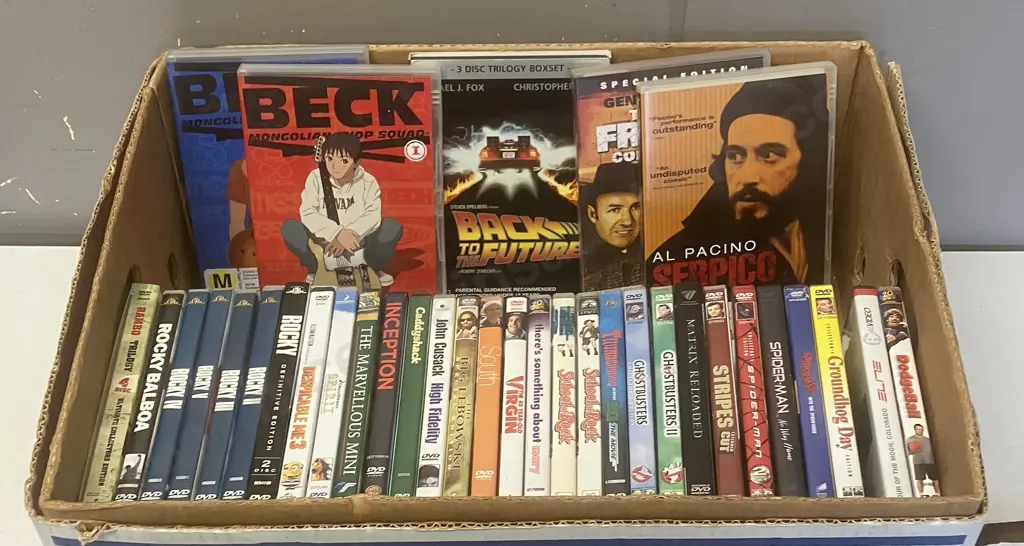 DVDs x 35 - Anime, Back To The Future Trilogy Etc Image 1++