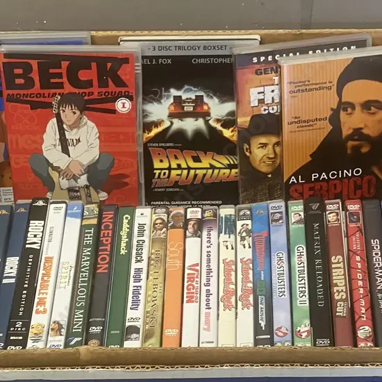 DVDs x 35 - Anime, Back To The Future Trilogy Etc