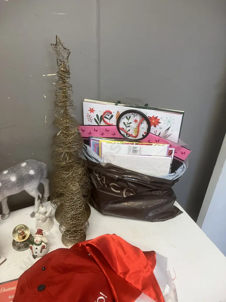 Christmas Items, Santa Advent Calendar, Cards, Bags Etc Image 1++