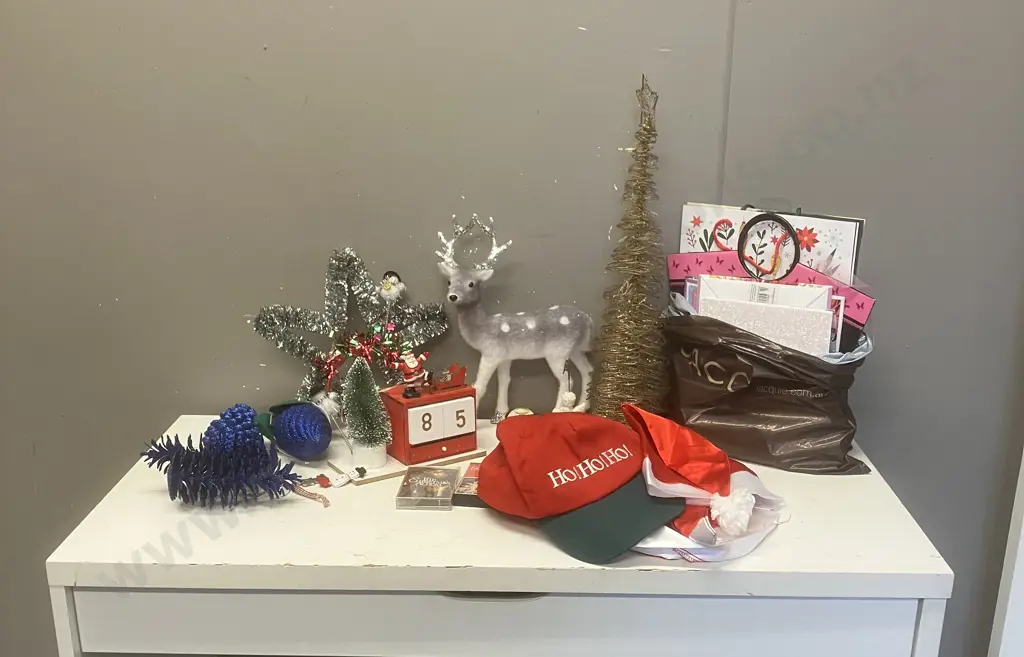 Christmas Items, Santa Advent Calendar, Cards, Bags Etc Image 1++