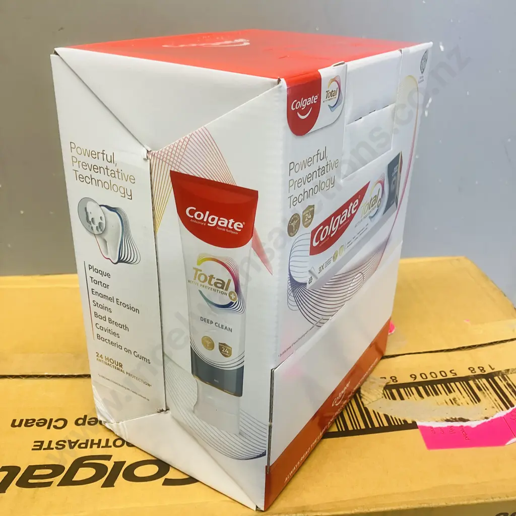 Colgate Toothpaste Total Deep Clean - 200 x 20g, 4 x Inners of 50 Image 1++