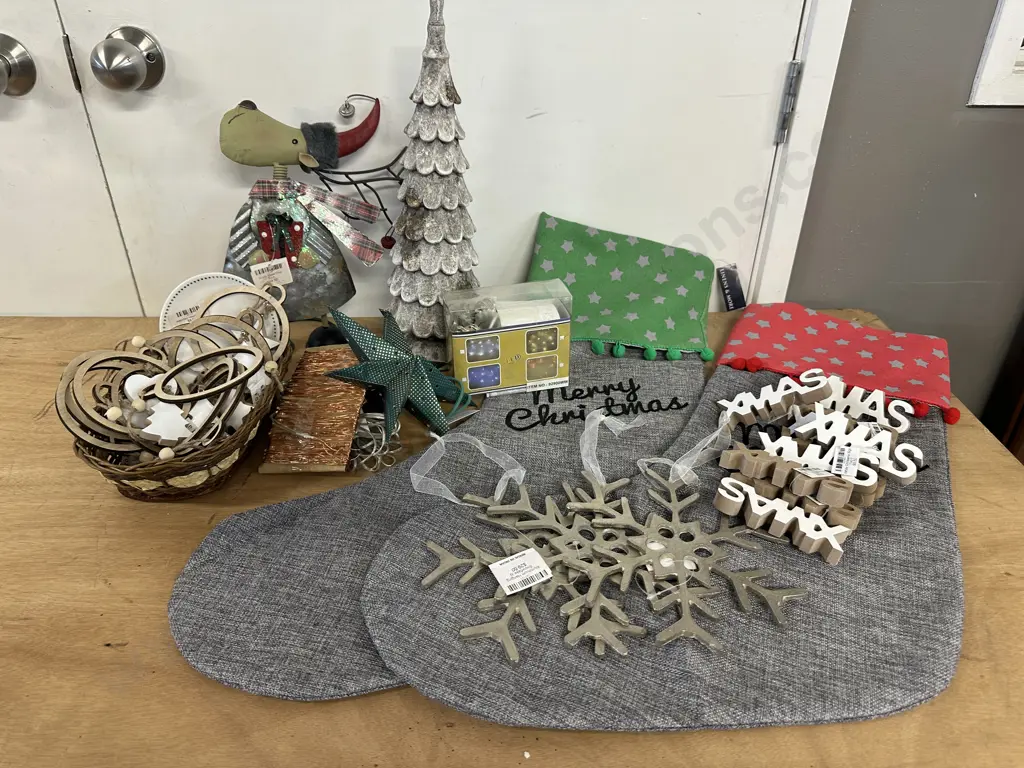 Selection Of Christmas Decorations Image 1++