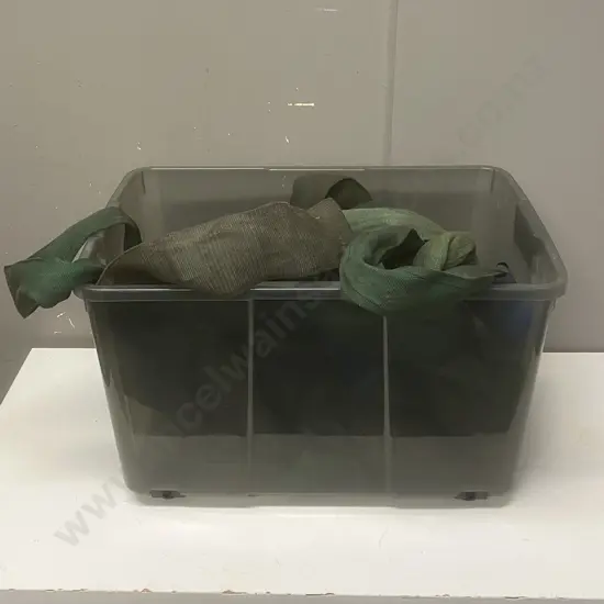 Assorted Strops In Plastic Bin