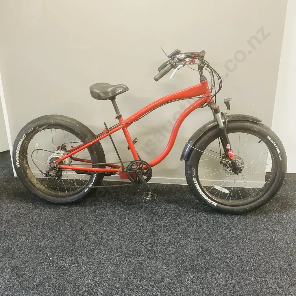 Red The Fat Murf? Electric Bike (As Found) Image 1++