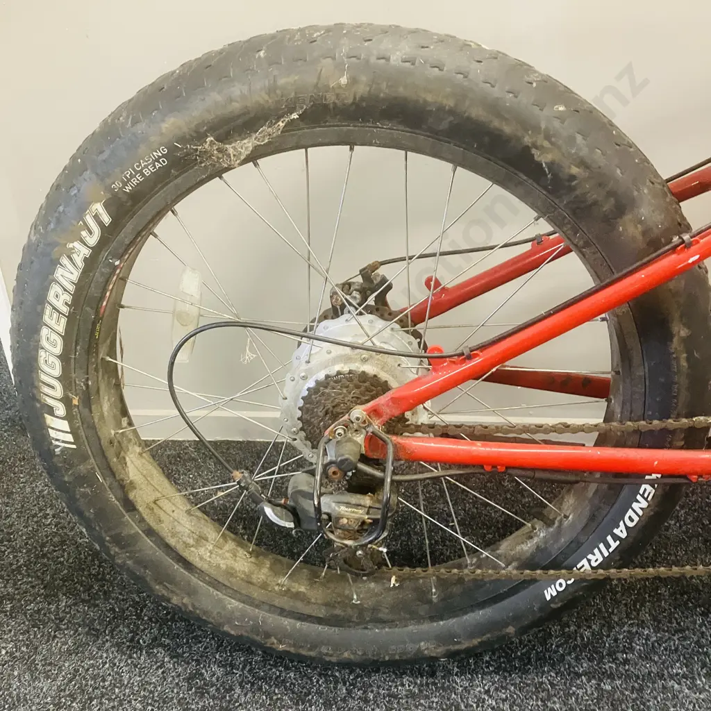 Red The Fat Murf? Electric Bike (As Found) Image 1++