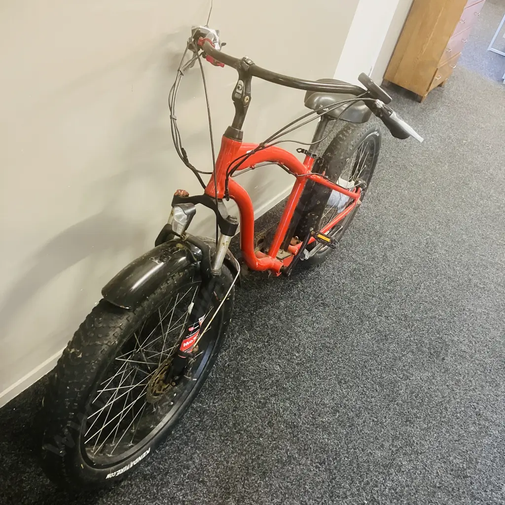 Red The Fat Murf? Electric Bike (As Found) Image 1++