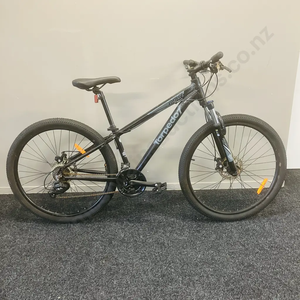 Black & Grey Torpedo 7 Vortex 2 Mountain Bike Image 1++