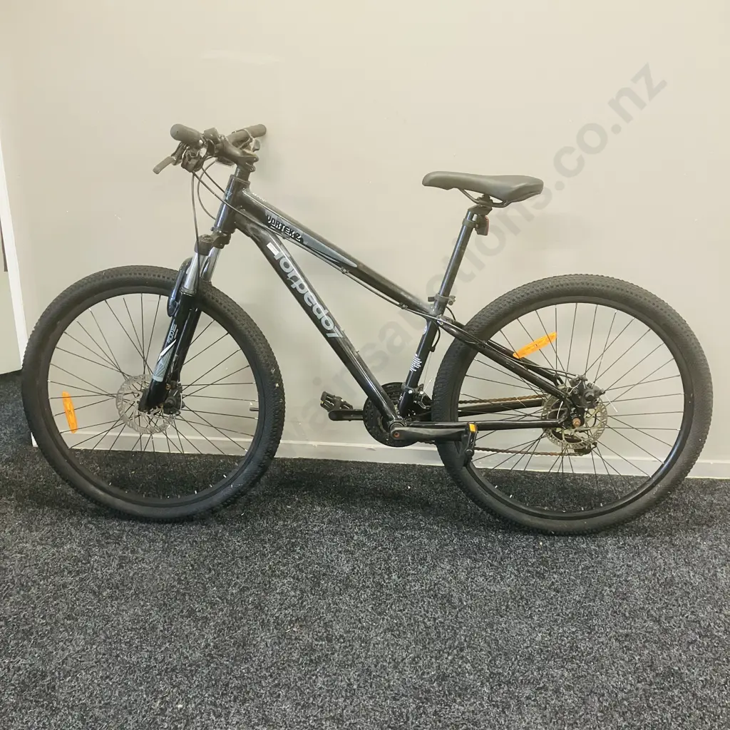 Black & Grey Torpedo 7 Vortex 2 Mountain Bike Image 1++