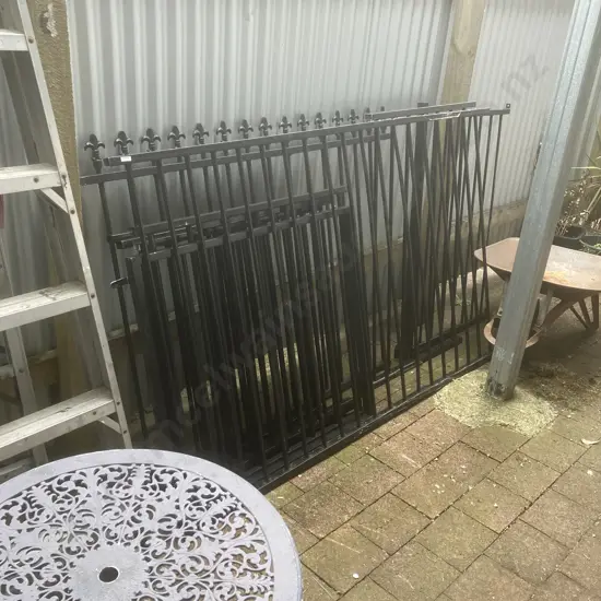 Steel & Aluminum Fence Pieces, Assorted Sizes