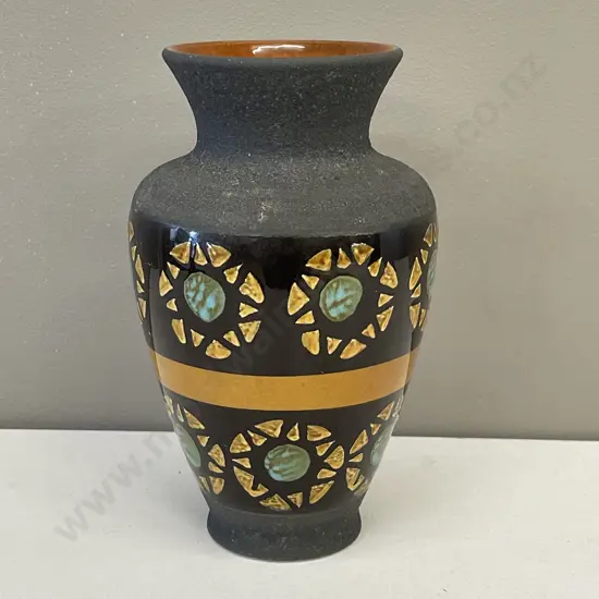 Mid Century German Art Pottery Vase. H20cm
