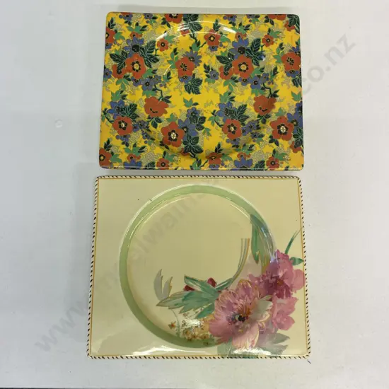 Two Collectable Barritz Staffordshire Plates. 23 x 19.5cm