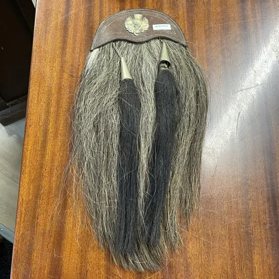 Vintage Leather and Horse hair Sporran