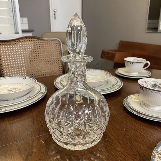 Royal Doulton Cut Crystal Decanter