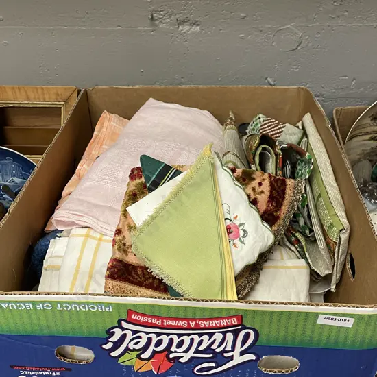 Box of Assorted Linen