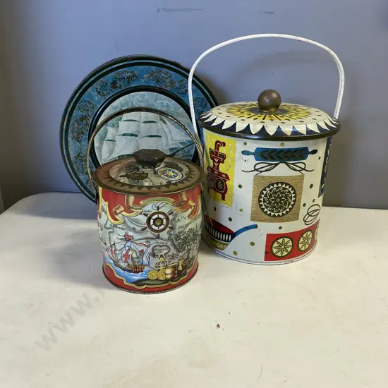 Vintage Tins x 3