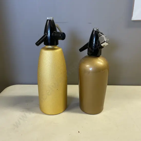 Two Vintage Soda Syphons