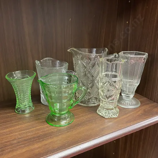 Assorted Collectable Vintage Glassware