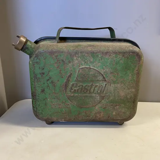 Vintage Castrol Gas Tin - Green