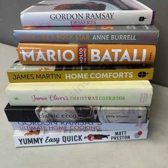 Selection of Cook Books Including Gordon Ramsay