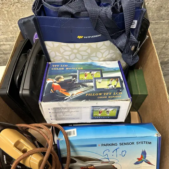 Box lot Iron, Clippers Etc