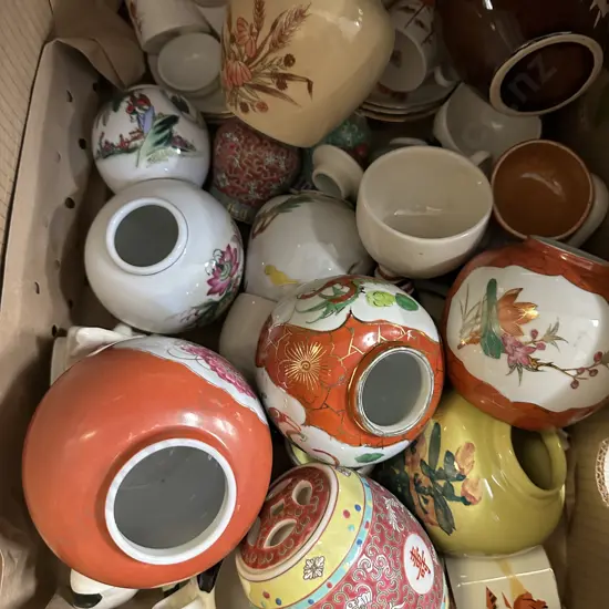 Selection Of Ginger Jars And Assorted China