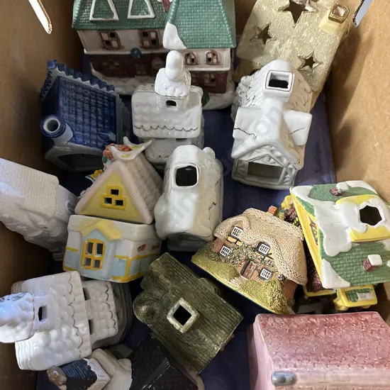 Selection Of Ceramic Houses Including Liliput Etc