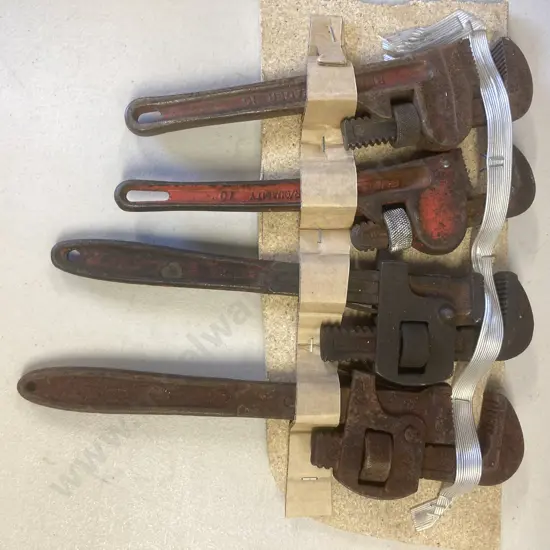 4 x Pipe Wrenches