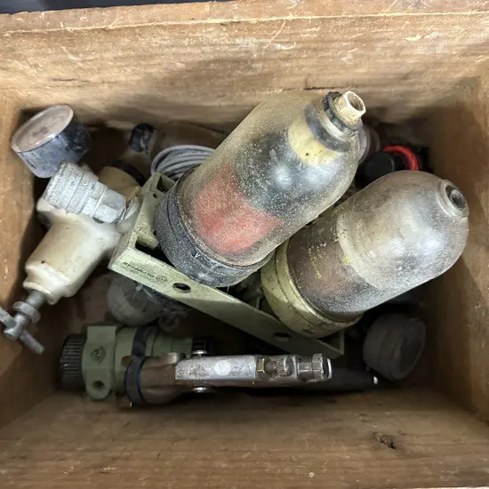 Box lot Air Tool Sundries