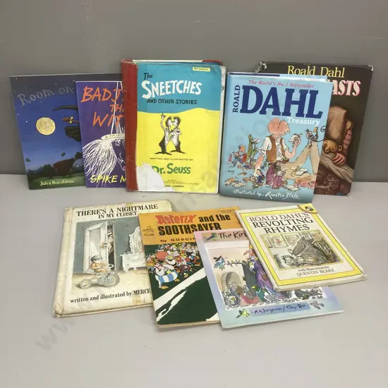 Assorted Books - The Roald Dahl Treasury, Dr Seuss The Sneetches, Mercy Mayer, Spike Milligan, Asterix