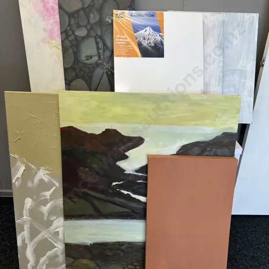 Assorted Artwork On Canvas