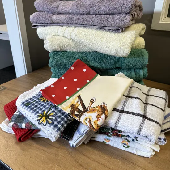 Selection of Towels & New tea Towels
