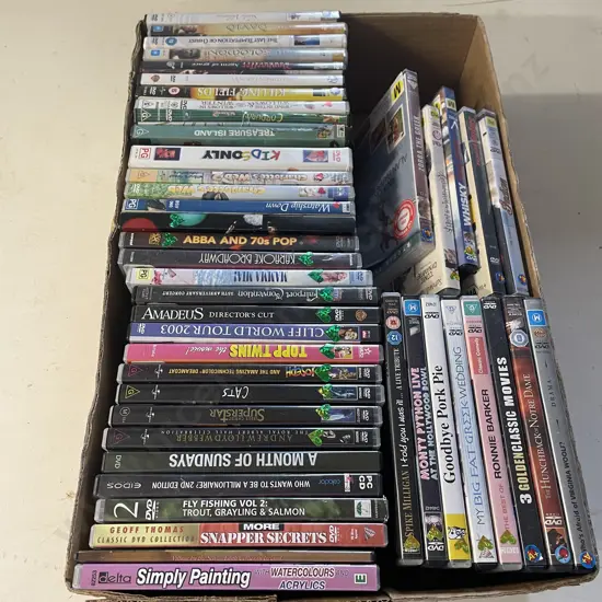 Box of DVD's - assorted