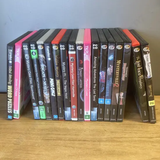 Lot of 18 PC CD-Rom Games
