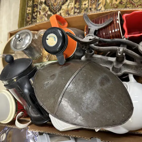 Box Assorted Vintage Items