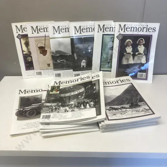 Lot of 25 New Zealand Memories Magazines