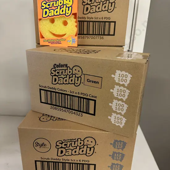 Scrub Daddy Style 3ct x 6pdq & Scrub Daddy Colors Green 2ct x 6pdq