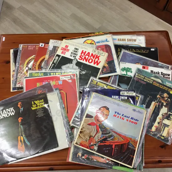 Assorted Hank Snow LPs