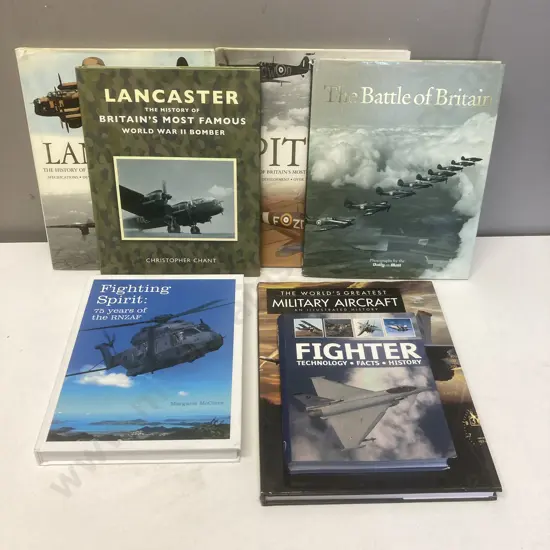 Fighting Spirit 75 Years Of The RNZAF Margaret McClure, The Battle Of Britain Maureen Hill, Spitfire Robert Jackson, Etc