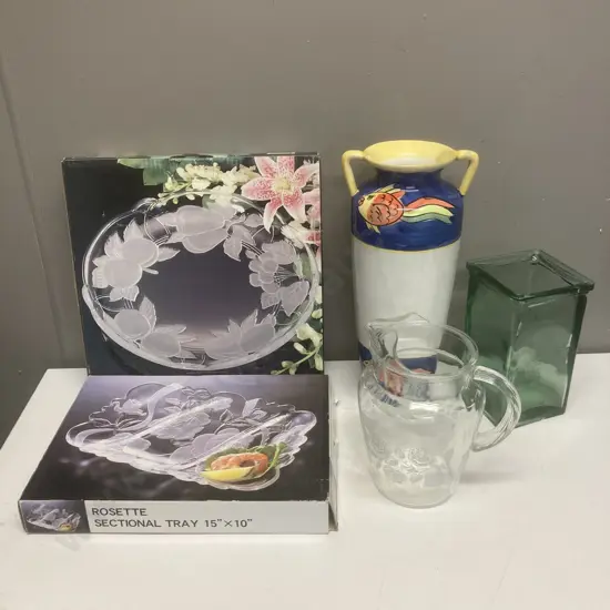 Vases, Jug & Vintage Glassware