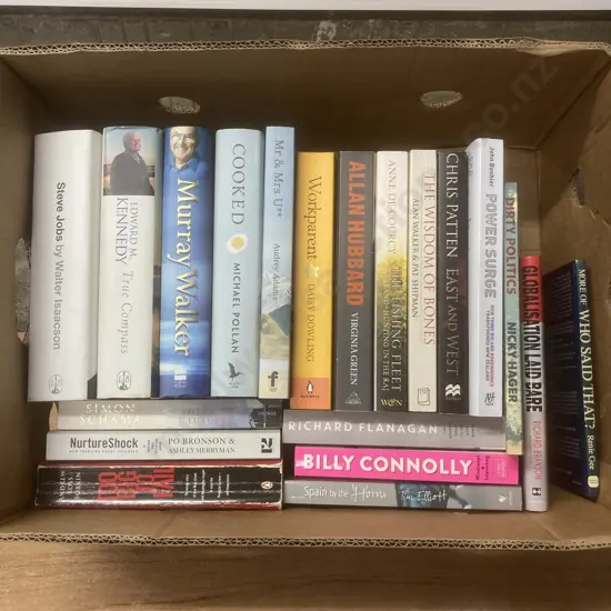 Books - Branson, Steve Jobs, Micheal Pollan Etc