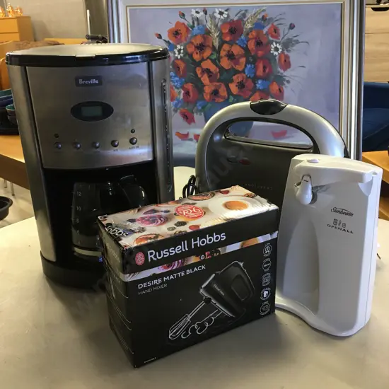 Breville Coffee Perc, Breville Creations, Russell Hobbs Hand Mixer Etc