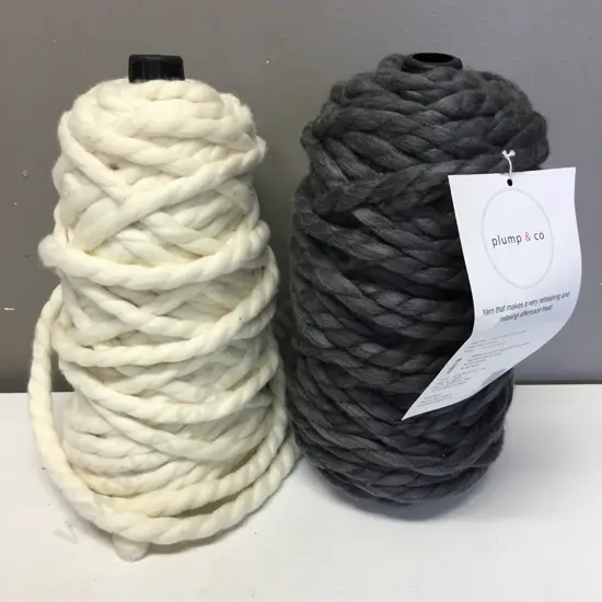 Plump & Co Wool Grey & White