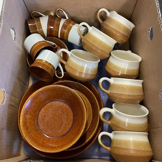 Box of Assorted Crown Lynn